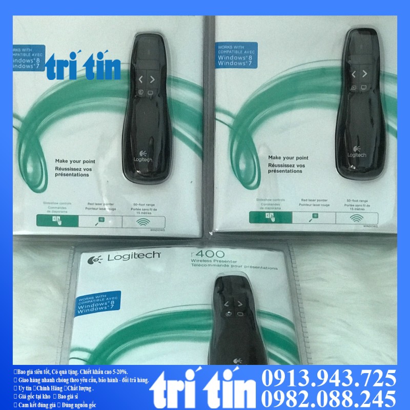 Bút trình chiếu Logitech Wireless Presenter R400