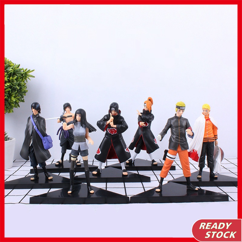 Mô Hình Nhân Vật Uchiha Sasuke Hatake Kakashi Hyuga Hinata Uchiha Itachi Trong Phim Naruto Bằng PVC