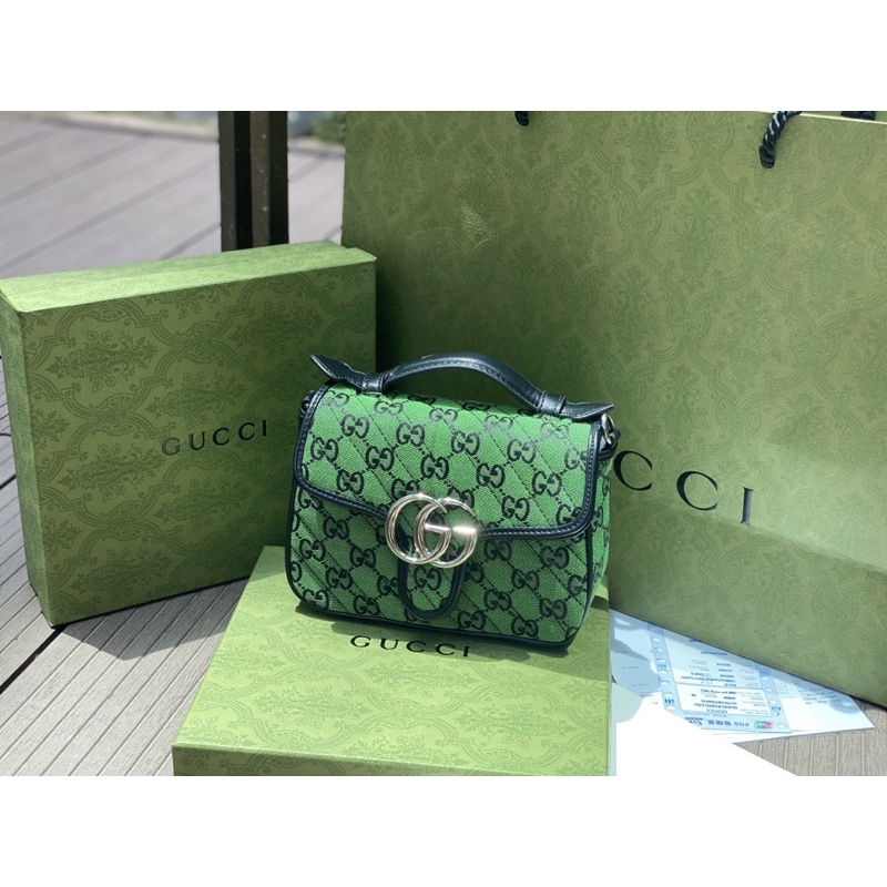 Túi guci size21cm fullbox mầu xanh lạ bắt mắt