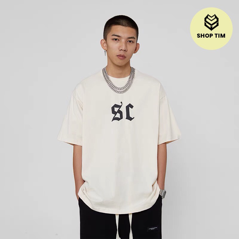 Áo Phông Nam Nữ Basic TIM FASHION - Áo Thun Trơn Unisex 100% Cotton Tay Lỡ, Form Rộng