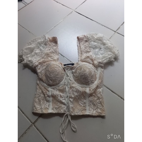 Áo Kiểu Ren Tay Lưới