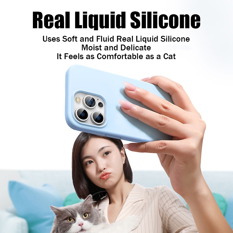 Ốp Điện Thoại Silicon Mềm Dẻo Màu Trơn Cho iPhone 14 13 12 11 Pro Max Mini XS XR X 8 7 6 6S Plus + SE 2020