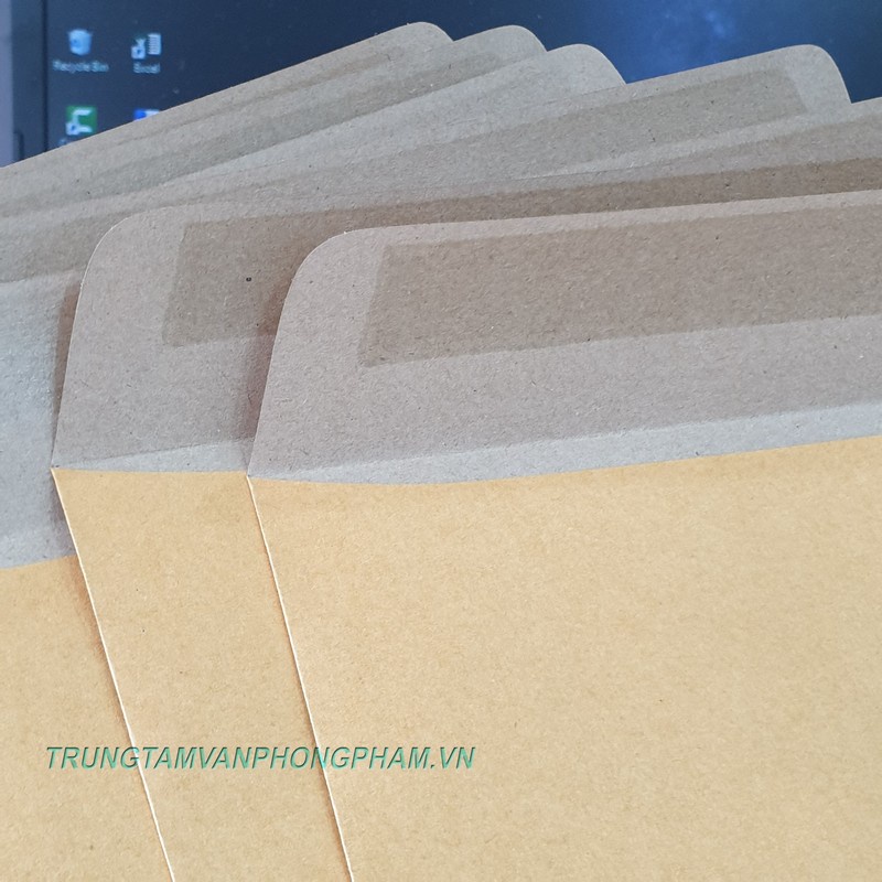 [XẤP 10 CÁI] Bao thư A4 kraft vàng không keo