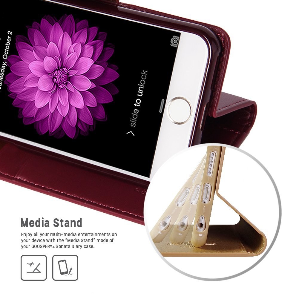 Bao da Sonata Diary iPhone 6 Plus/ 6s Plus (Đỏ Rượu) - Hàng nhập khẩu | BigBuy360 - bigbuy360.vn