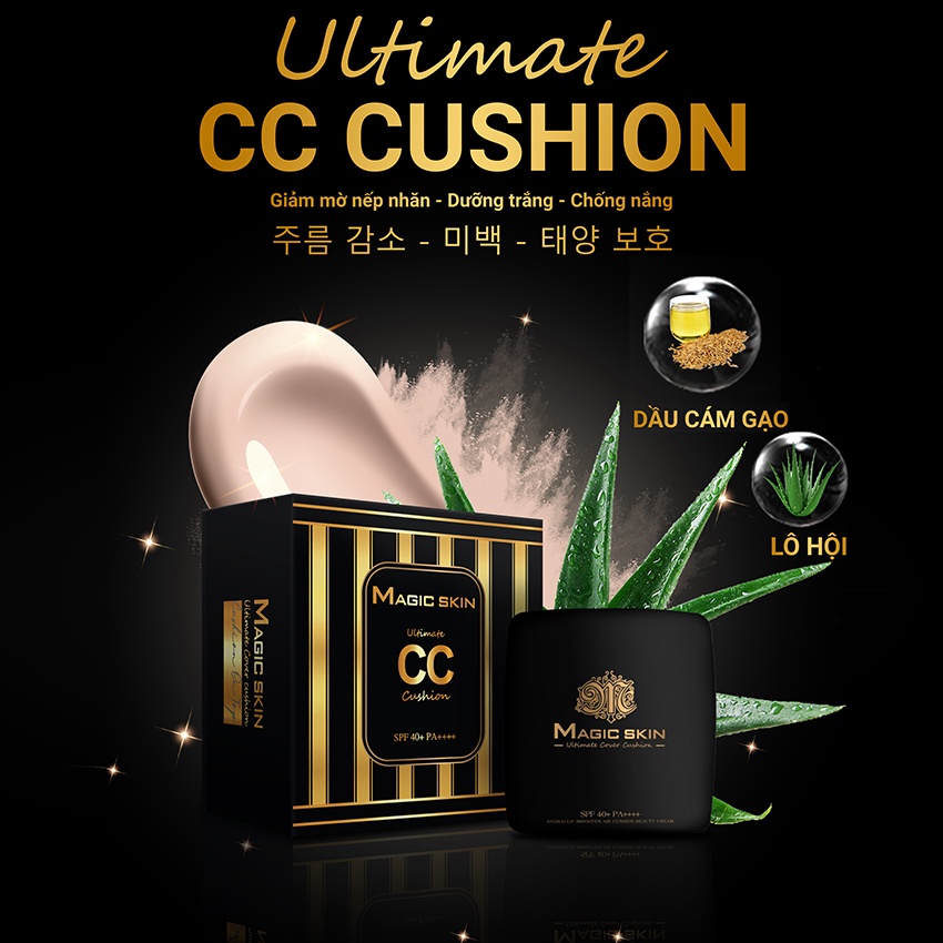 Phấn nước trang điểm phấn nước kiềm dầu che khuyến điểm CC cushion Ultimate – LAVAHA SHOP
