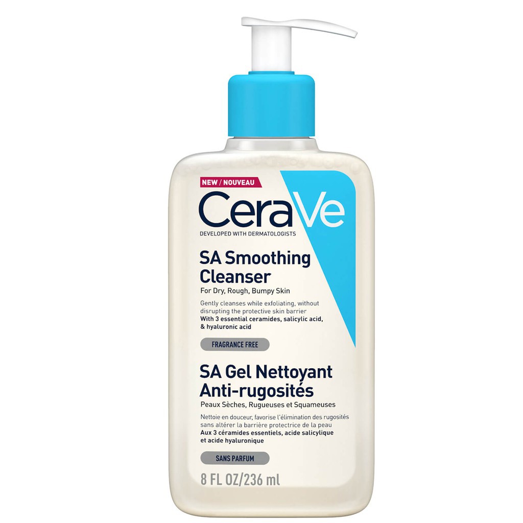 Sữa rửa mặt CeraVe Renewing SA, sữa rửa mặt dành cho da dầu, da mụn - Thi Vũ