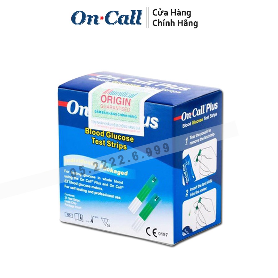 Que thử đường huyết Acon On Call Plus ( Đảm bảo date trên 20 tháng )