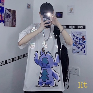 Áo thun Stich vũ trụ phản quang