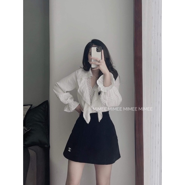 Chân váy nhung coco mimee