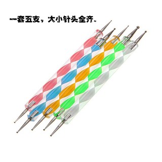 Bút chấm bi nail vẽ móng - set 5 bút chấm bi