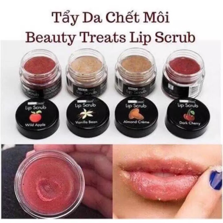 Tẩy Tế Bào Chết Môi Beauty Treats 4 mùi của Mỹ (Bill Usa)