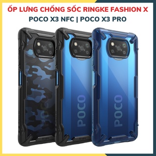 Ốp lưng Poco X3, Poco X3 Pro chống sốc Ringke Fusion X chính hãng Korea