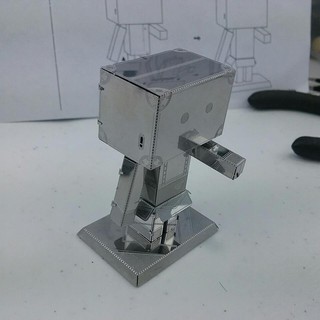 Mô Hình Kim Loại Lắp Ráp 3D Metal Mosaic Chibi Boy MB040