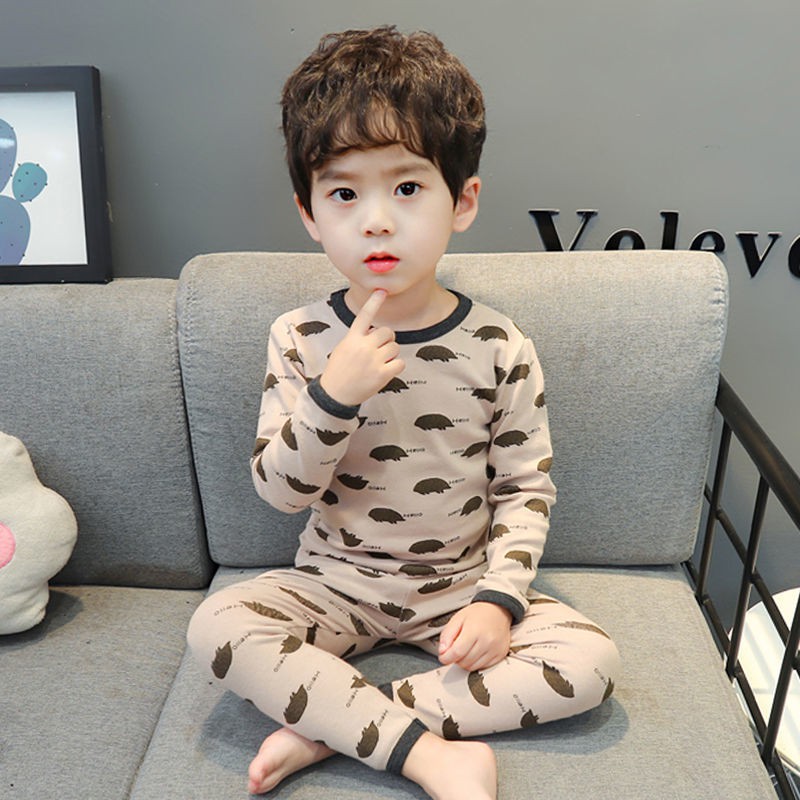Bộ Đồ Ngủ Cotton Dài Tay Thời Trang Thu Đông Cho Bé | BigBuy360 - bigbuy360.vn