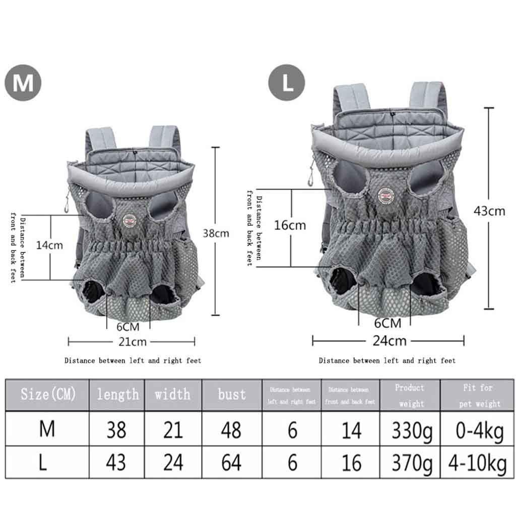 PRESTON Ba Lô Địu Thú Cưng Đeo Trước Ngực Bằng Vải Oxford Gọn Nhẹ Thoáng Khí