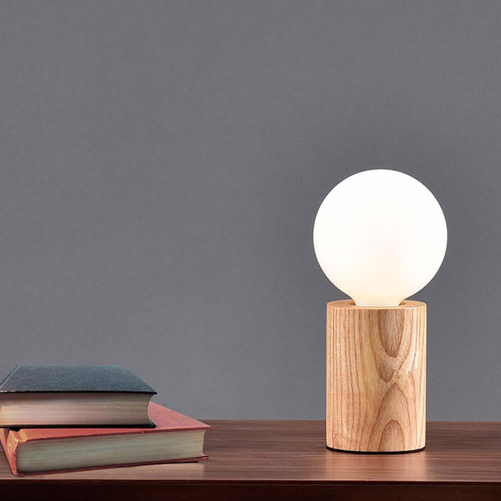 AUGUSTINE Giá Đỡ Đèn Ngủ 8 Kiểu Bằng Gỗ Phong Cách Bohemian Dành Cho Phòng Khách / Phòng Ngủ
