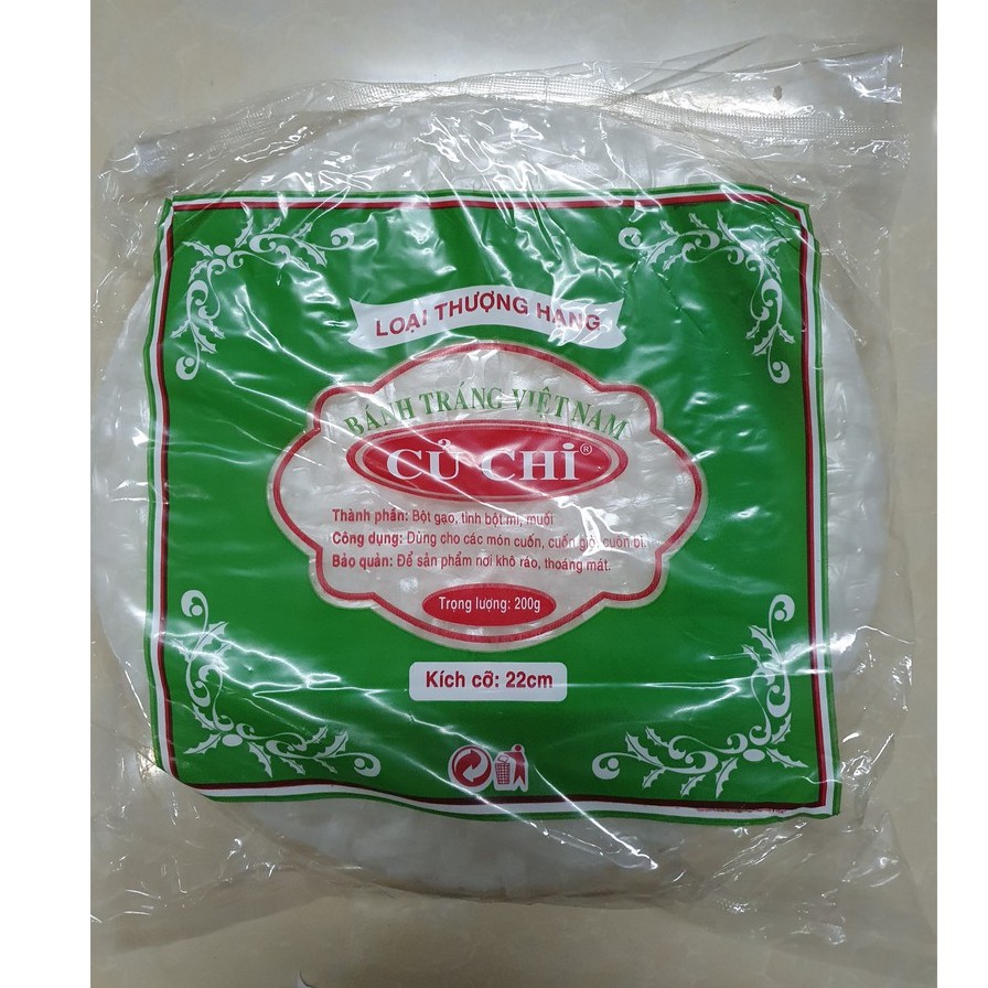 Bánh tráng thượng hạng đặc sản Củ Chi