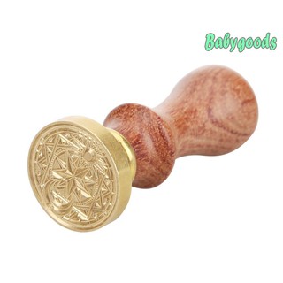 Con dấu sáp cán gỗ phong cách retro