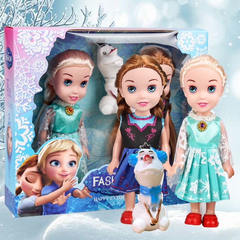 [Hàng mới về] Hộp đồ chơi búp bê Elsa và Anna combo 2 búp bê xinh xắn