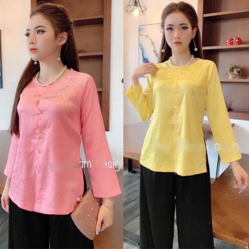 Đồ Lam Đi Chùa # Bà Ba Gấm Cao Cấp | BigBuy360 - bigbuy360.vn