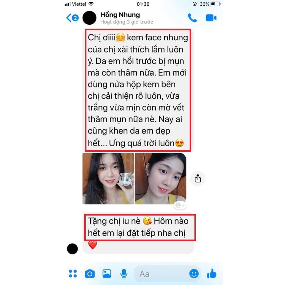 [SIÊU PHẨM] KEM FACE NHUNG DƯỠNG TRẮNG HỒNG