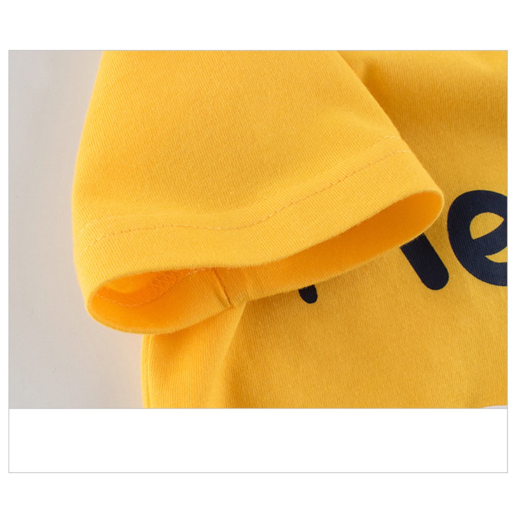 Áo thun cho bé gái in hình trái cây siêu cute chất liệu cotton an toàn cho bé hàng chuẩn xuất Âu Mỹ
