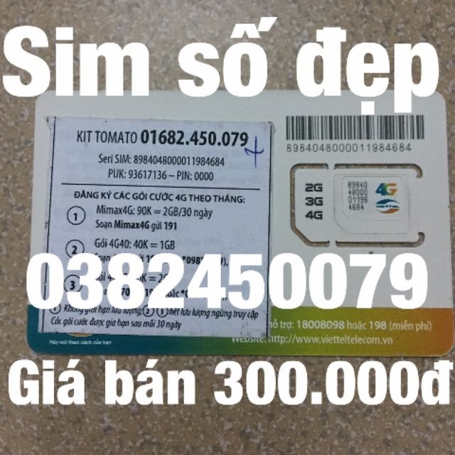 Sim số đẹp viettel