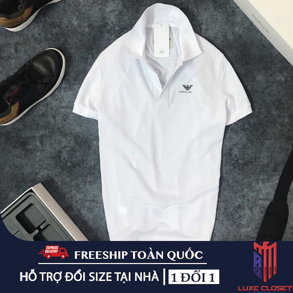 Áo thun nam có cổ Acquilia Exchange mẫu mới cao cấp cực đẹp ADBP011 | BigBuy360 - bigbuy360.vn