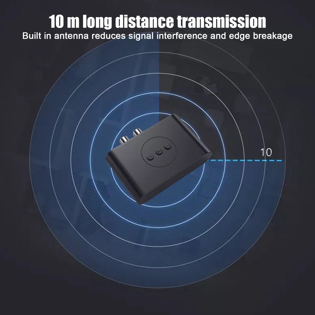 Thiết Bị Thu Bluetooth B21 Tích Hợp NFC Bộ điều hợp không dây âm thanh nổi với Mic Cho Loa Và Amply Hỗ Trợ Cổng 3.5mm, AV, USB