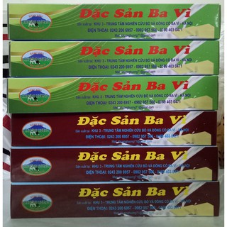 Combo 6 hộp bánh sữa Ba Vì Milk Cake (3 hộp sữa thường + 3 hộp sữa socola)