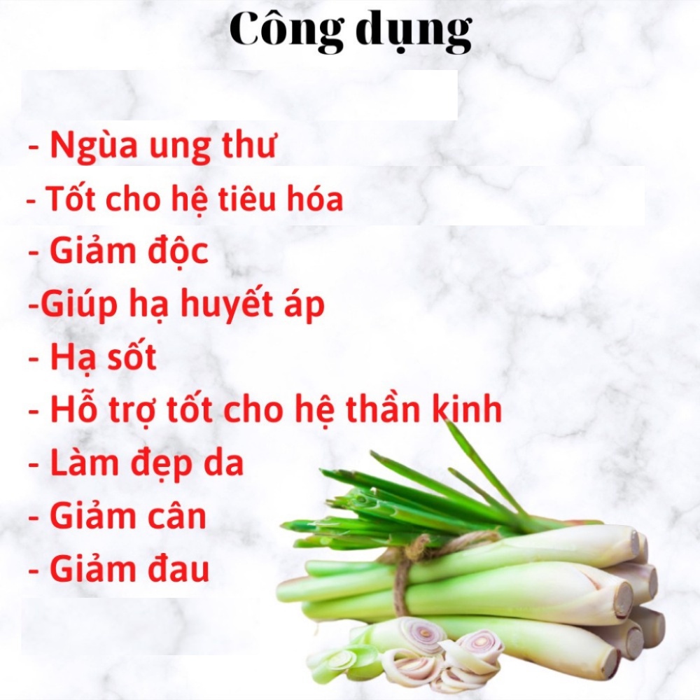 Trà chanh sả gừng robimart gói 60gr giảm cân thanh lọc cơ thể - hàng chính hãng