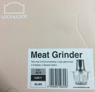[LOCK&LOCK]MÁY XAY THỊT LƯỠI ĐÔI -EJM171