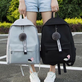 Balo Thời Trang đi học 3 Chiếc Lá Cute