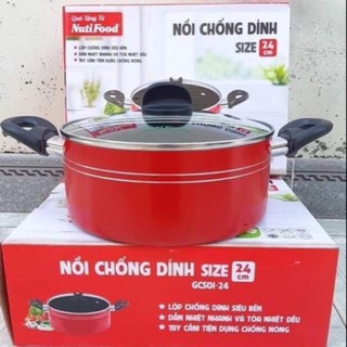 Nồi chống dính cao cấp nutifood 24cm