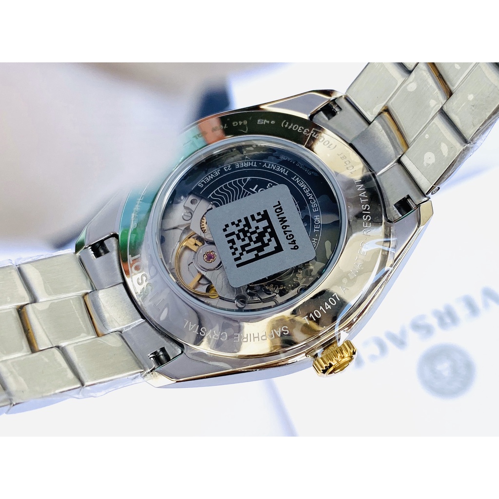 Đồng Hồ Nam TISSOT Automatic PR100 DemiGold - T101.407.22.031.00 Chính Hãng Tặng Dây Da Cao Cấp