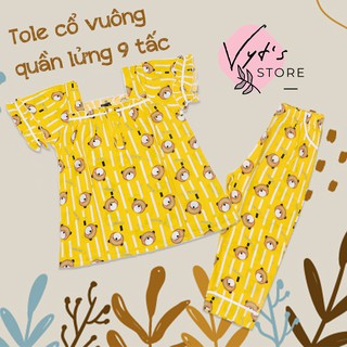 Đồ bộ nữ tole lanh cổ vuông_02