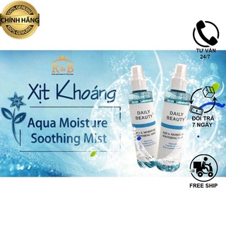 Xịt khoáng Aqua Moisture Soothing Mist 150ml -CaoHien Cosmetics 🌟🌟🌟🌟🌟