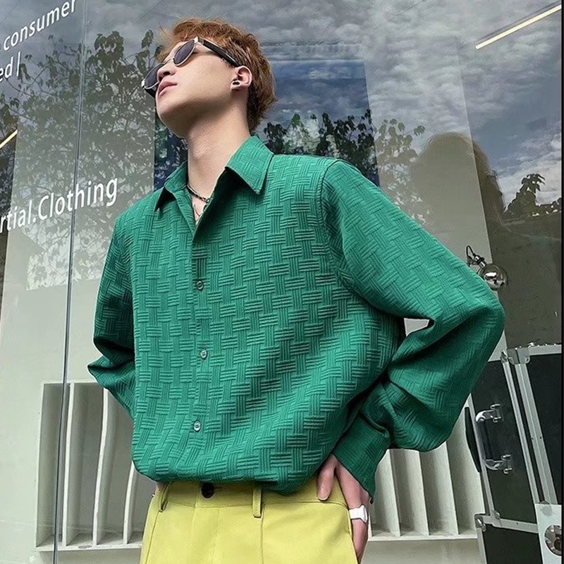 Áo Sơ Mi Tay Dài Phong Cách Thời Trang Hàn Quốc Mới Size M-3xl