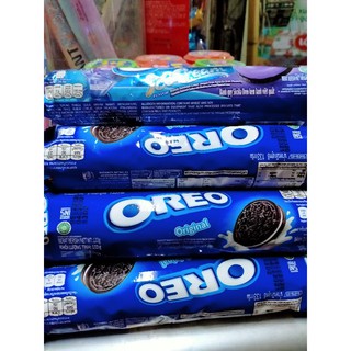 Thỏi oreo kẹp kem dâu,bạc hà,trắng