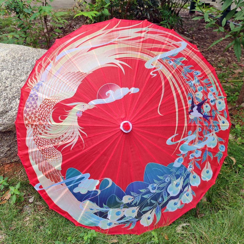 Ô giấy cổ trang hình PHƯỢNG HOÀNG cosplay chụp ảnh in họa tiết đẹp phong cách trung hoa trang trí nhiều mẫu