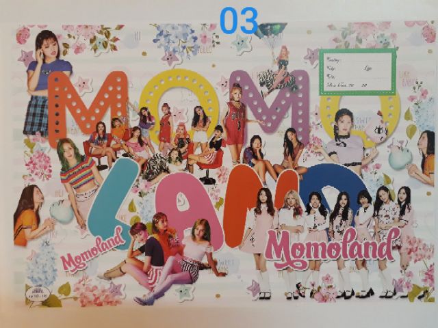 GIẤY BAO TẬP MOMOLAND (1 xấp 10 tờ)