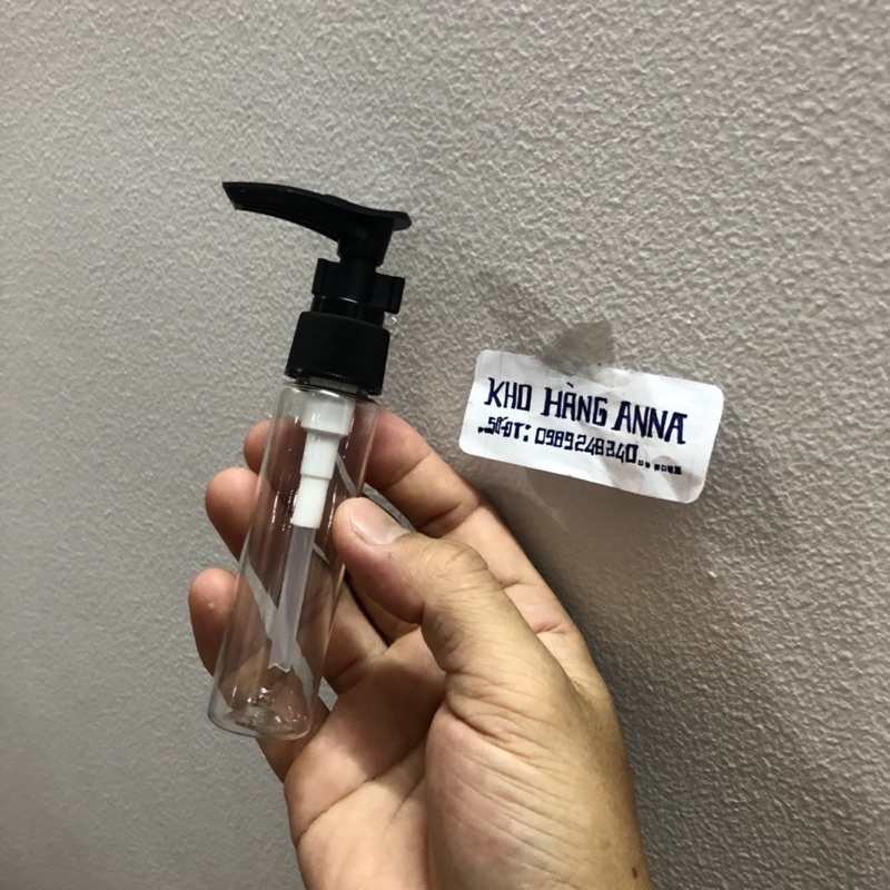 Chai vòi nhấn nhỏ giọt 10ml/ 30ml/ 50ml/ 100ml - Chai Pet trong suót chiết Mỹ phẩm , nước gel rửa tay , nhấn xịt giọt