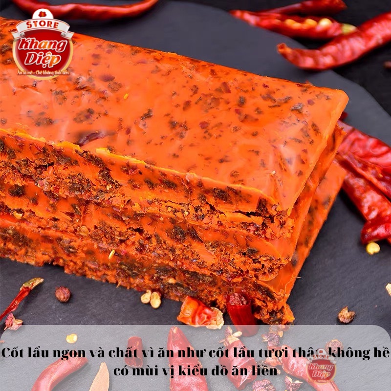 Gia vị lẩu Hadilao cốt lẩu Hadilao đủ vị cốt lẩu cay tê thái tomyum cà chua trường thọ tiêu xanh