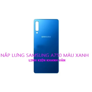 Nắp lưng samsung a750 màu xanh