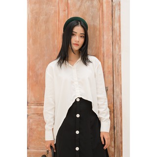[thelegswork] Linne Shirt | Áo sơmi High-Low