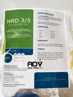 Cám INVE NRD 3/5 - Thức ăn cho cá, tép