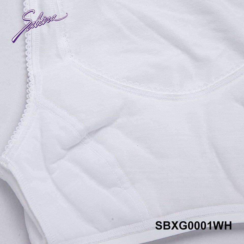 Áo Lót Không Mút Màu Trắng Cho Trẻ Mẫu Giáo Hoặc Tiểu Học Sabinie By Sabina SBXG0001WH
