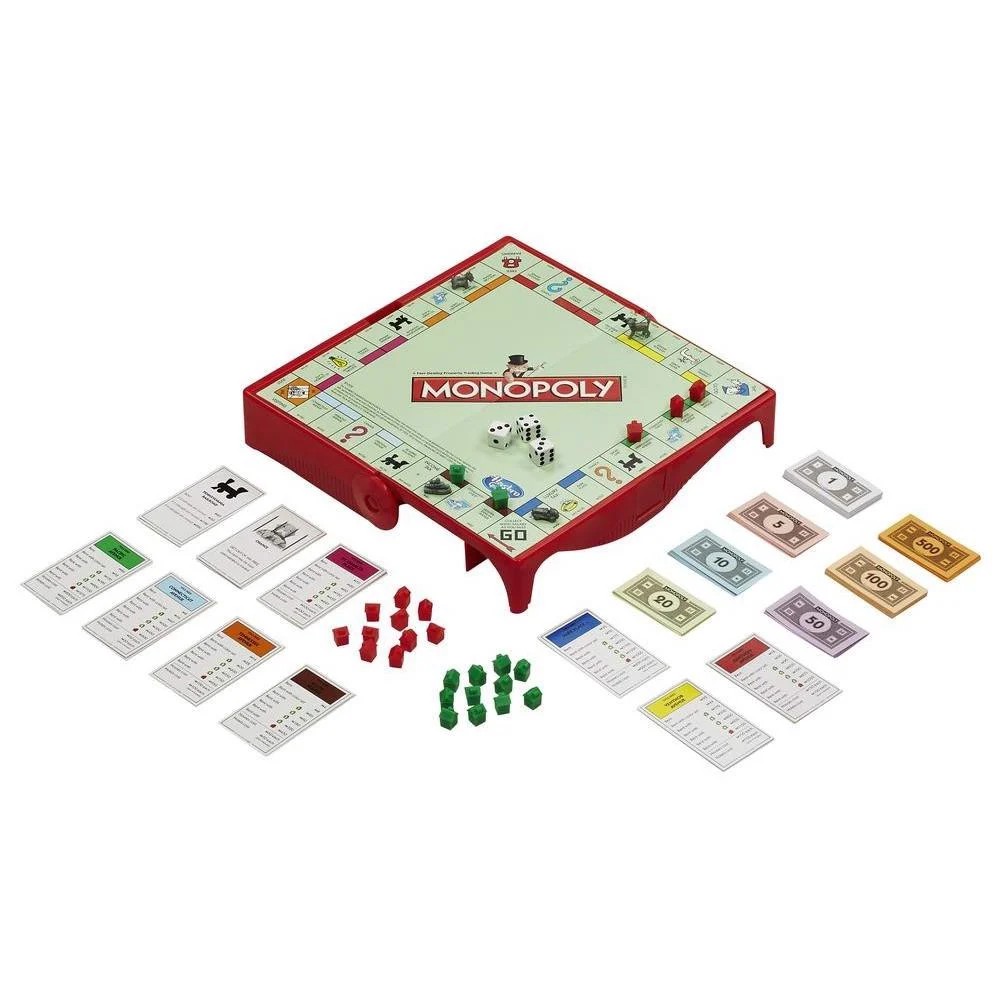 Đồ chơi Hasbro cờ tỷ phú Grab and Go Monopoly B1002