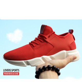 Giày sneaker phong cách thể thao đỏ cổ thấp x2 thời trang