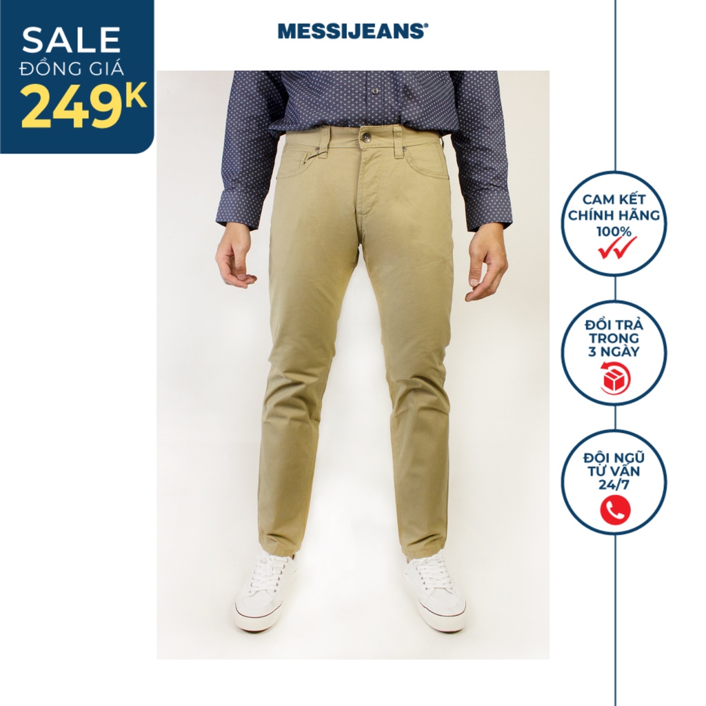 Quần kaki dài nam ống đứng MESSI SKM-400